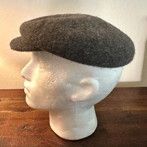 Classic Gray Wool Flat Cap